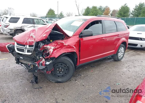 2017 Dodge Journey Se z USA, uszkodzony, nr VIN 3C4PDCAB2HT558628